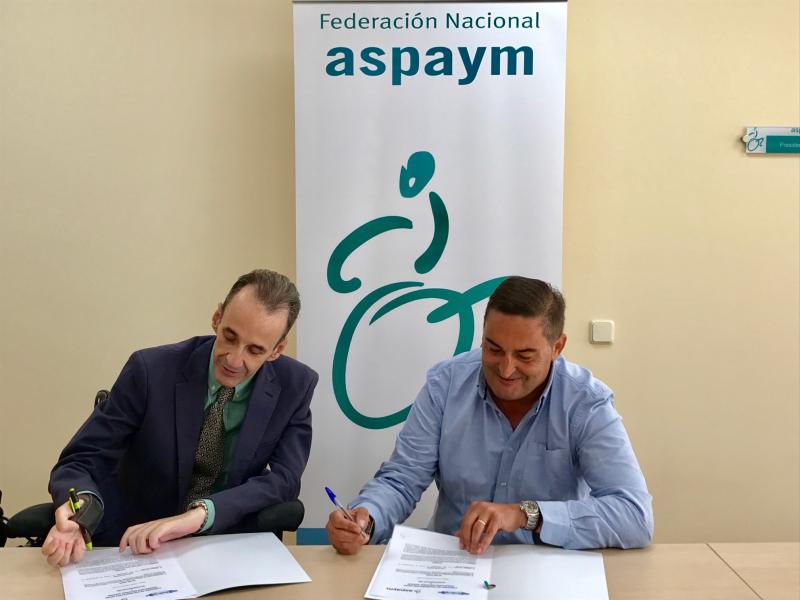 GUIDOSIMPLEX SRL y la Federación Nacional ASPAYM firman un convenio de colaboración para la adaptación de vehículos para las personas con discapacidad 